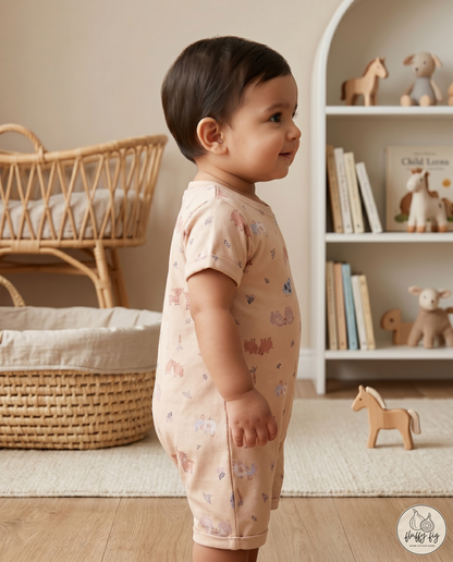 Animal Freedom Rare Cotton Baby Romper - Set of 1