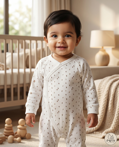 Fluffyfig Premium Cotton Sleep Suit — Set of 2